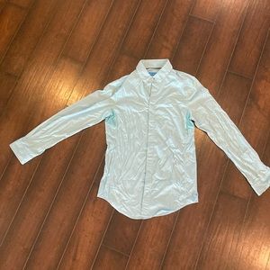 Lululemon Small Mens dress shirt Aqua